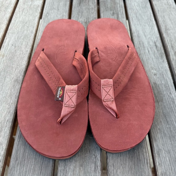 Rainbow Sandals - Luxury Leather - Double Layer Arch  Support - Picture 1 of 7